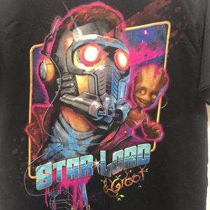 Marvel lootcrate lootwear shirt Starlord Groot